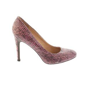Pour La Victorie Heels 9 Pumps Haya Snake Print Pumps Fuschia Party Vacation